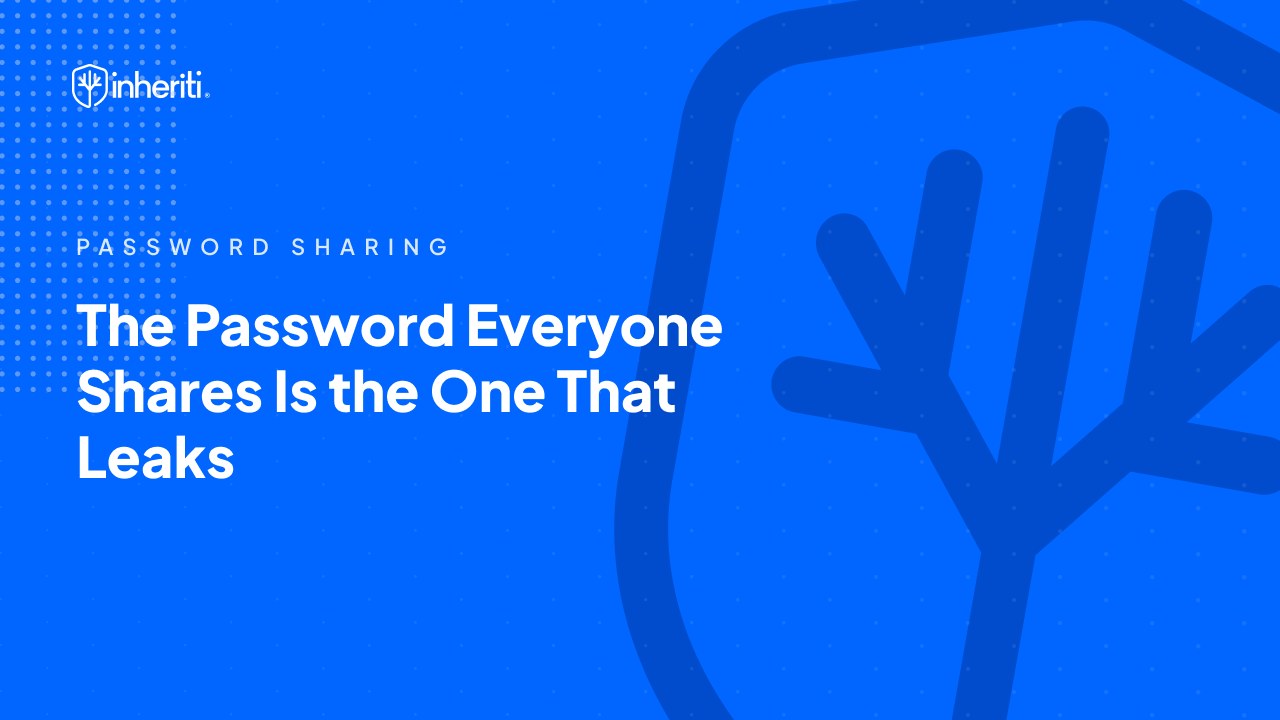 The Password Everyone Shares Is the One That Leaks