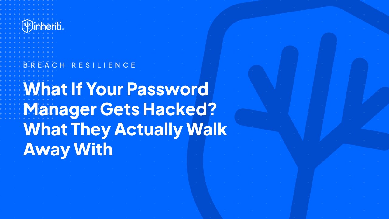 What If Your Password Manager Gets Hacked? What They Actually Walk Away With